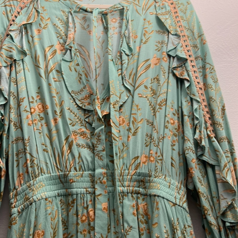 Spell Maisie play dress medium vintage spell rare t green - Picture 4 of 10